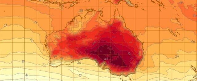 موج گرما استرالیا را فرا گرفت