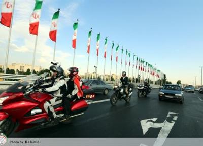 تور بین المللی موتورهای سنگین پاریس ـ اصفهان به تهران رسید