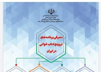 کتاب معرفی برنامه های ترویج کتابخوانی در ایران منتشر شد