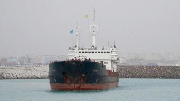 آب گرفتگی کشتی حامل غلات از ایران به روسیه در دریای خزر